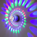 DecorBites™ Aluminum Spiral LED Wall Lamp for Bedroom and Living Room