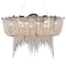 Decorbites aluminum tassel chandelier living room waterfall pendant light