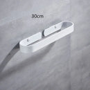 DecorBites™ Aluminum Towel Holder Matte Black Wall Mounted Towel Bar in Various Sizes