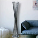 DecorBites™ Aluminum Tower Floor Lamp for Living Room Decor – Modern LED Standing Light