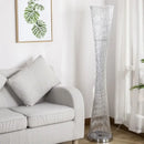 DecorBites™ Aluminum Tower Floor Lamp for Living Room Decor – Modern LED Standing Light
