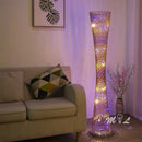 DecorBites™ Aluminum Tower Floor Lamp for Living Room, Modern LED Standing Light Stand