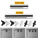 DecorBites™ Aluminum Track Rail LED Ceiling Spotlight Linear Track Lighting System.