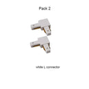DecorBites™ Aluminum Track Rails for LED Spotlights with T-L Connector