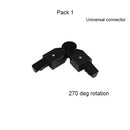 DecorBites™ Aluminum Track Rails for LED Spotlights with T-L Connector