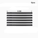 DecorBites™ Aluminum Track Rails for LED Spotlights with T-L Connector