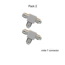 DecorBites™ Aluminum Track Rails for LED Spotlights with T-L Connector