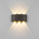 Modern black & white aluminum wall lamps – living room sconces