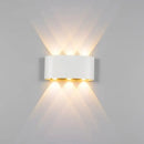 Modern black & white aluminum wall lamps – living room sconces