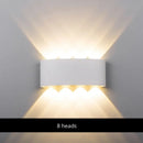 Modern black & white aluminum wall lamps – living room sconces