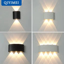 Modern black & white aluminum wall lamps – living room sconces