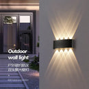 Modern black & white aluminum wall lamps – living room sconces