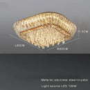Luxe amber crystal ceiling chandelier for dining room