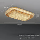 Modern amber crystal led ceiling light living room chandelier