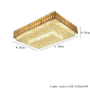 DecorBites™ Amber Crystal Round Chandelier: Nordic Large Multiple Tier Ceiling Light for Living Room