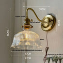 DecorBites™ Amber Flower Glass LED Wall Sconce for Living Room, Cafe, Bathroom Vanity