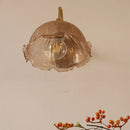DecorBites™ Amber Flower Glass LED Wall Sconce for Living Room, Cafe, Bathroom Vanity