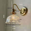 DecorBites™ Amber Flower Glass LED Wall Sconce for Living Room, Cafe, Bathroom Vanity