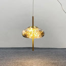 DecorBites™ Amber Glass Chandelier: Luxury Lighting for Bedroom, Dining Room, Kitchen, Restaurant & Art Decor