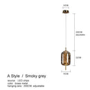 DecorBites™ Amber Glass Chandelier: Luxury Pendant Lighting for Bedroom, Dining Room, Kitchen, Restaurant