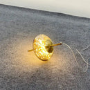 DecorBites™ Amber Glass Chandelier: Luxury Pendant Lighting for Bedroom, Dining Room, Kitchen, Restaurant