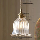DecorBites™ Amber Glass Cube LED Pendant Lights, Japanese Style for Kitchen, Bedroom, Coffee.