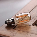 DecorBites™ Amber Glass Dimmable LED Filament Bulb E12 E14 Base T22G 1W 2200K