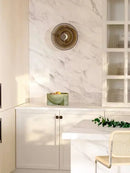 DecorBites™ Amber Glass Disc Wall Lamp LED Modern Minimalist Sconce Lighting