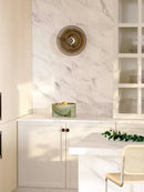 DecorBites™ Amber Glass Disc Wall Lamp: Modern Minimalist LED Sconce Lighting Fixture