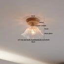DecorBites™ Amber Glass LED Ceiling Lights Modern Decoration for Home Porch Restaurant