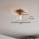 DecorBites™ Amber Glass LED Ceiling Lights Modern Decoration for Home Porch Restaurant