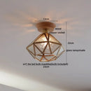 DecorBites™ Amber Glass LED Ceiling Lights Modern Decoration for Home Porch Restaurant