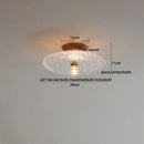 DecorBites™ Amber Glass LED Ceiling Lights Modern Decoration for Home Porch Restaurant