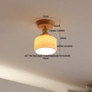 DecorBites™ Amber Glass LED Ceiling Lights Modern Decoration for Home Porch Restaurant