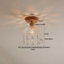 DecorBites™ Amber Glass LED Ceiling Lights Modern Decoration for Home Porch Restaurant