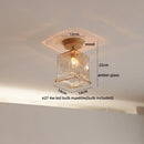 DecorBites™ Amber Glass LED Ceiling Lights Modern Decoration for Home Porch Restaurant