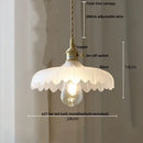 DecorBites™ Amber Glass LED Pendant Lamp Modern Nordic Hanging Light