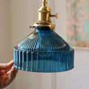DecorBites™ Amber Glass LED Pendant Light Fixture Modern Home Lighting Plafond Lamp