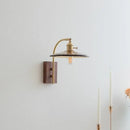 DecorBites™ Amber Glass LED Wall Lamp for Modern Nordic Home Decor