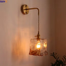 DecorBites™ Amber Glass LED Wall Lamps for Living Room and Bathroom Mirror Lighting