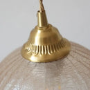DecorBites™ Amber Glass LED Wall Sconce with Pull Chain Switch for Bedroom and Bathroom
