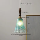 DecorBites™ Amber Glass Pendant Lamps Copper Modern Hanging Lights for Living Dining Bedroom