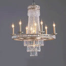 Decorbites american country antique brass crystal chandelier dining room