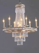 Decorbites american country antique brass crystal chandelier dining room
