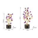 DecorBites™ Amethyst Tree Metal Grapevine Statue Crystal Grape Home Decor
