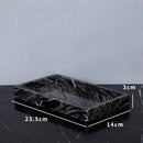 DecorBites™ Ancient Wood Grain Marble Bathroom Set with Luxury Accessories