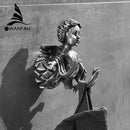 DecorBites™ Angel Brass Towel Hook for Bathroom & Garage Wall Mounted