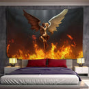 Angel devil hell witchcraft psychedelic tapestry for bedroom wall decor