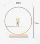 DecorBites™ Angel Doll Bird Table Lamp: Romantic LED Lighting for Home Decor