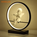 DecorBites™ Angel Doll Bird Table Lamp: Romantic LED Lighting for Home Decor